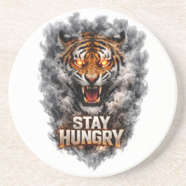 Stay Hungry Tiger Motivation Design Underlägg