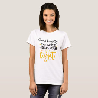 Stay Inspired! Motivation Quote Shirt 100% Cotton T Shirt