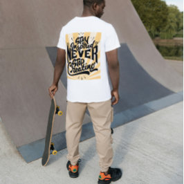 Stay Inspired Never Stop Creating – Bold Motivatio T Shirt
