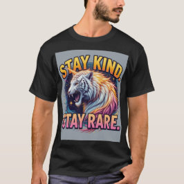 Stay Kind Stay Rare | Bold Rare Animal Quote T-Shi T Shirt