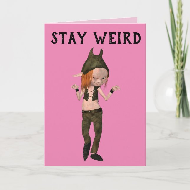 STAY KONSTIG GIRLS FRIENDS ELF FÖDELSEDAGSKORT KORT (Framsida)