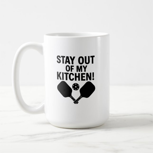Stay Out of My Kitchen Premium Kaffemugg (Vänster)