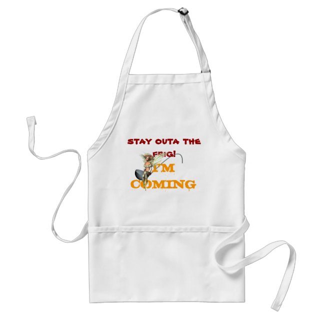 STAY OUTA THE FRIG 2 APRON FÖRKLÄDE (Framsidan)