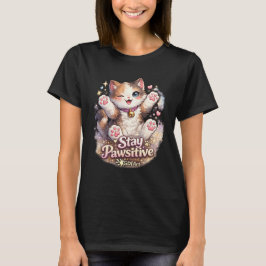 Stay Pawsitive  T Shirt