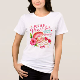 Stay Pearl-fect Dam Grafisk T-shirt