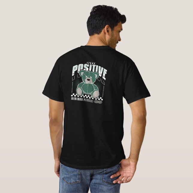 Stay Positive Bear Tee (Hel baksida)