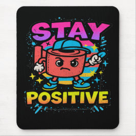 Stay Positive – Funny Cartoon Toilet Paper Retro Musmatta