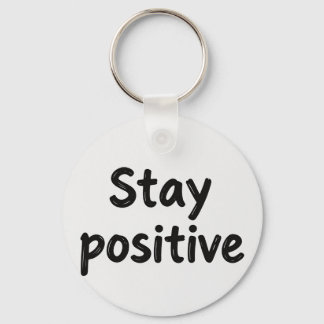 Stay positive keys nyckelring