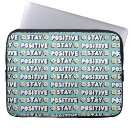 Stay Positive Laptop Fodral