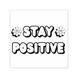 Stay Positive Självfärgande Stämpel