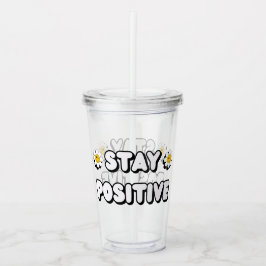 Stay Positive Take Away Mugg