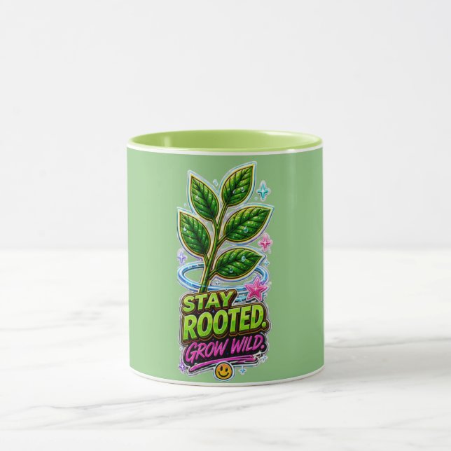 Stay Rooted Grow Wild Mugg (Center)
