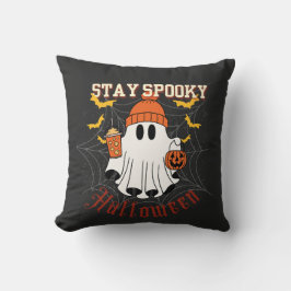 Stay Spooky Ghost Halloween Kudde