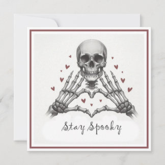 Stay Spooky Valentine Julkort