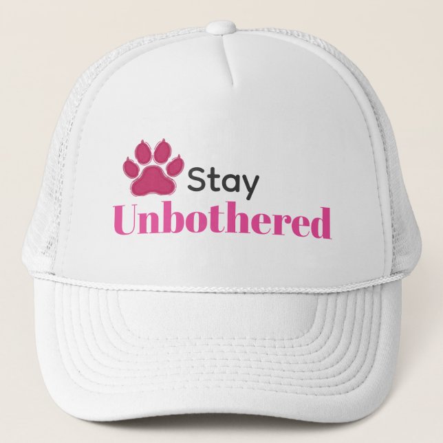 "Stay Unbothered"  Performance Cap Keps (Framsida)
