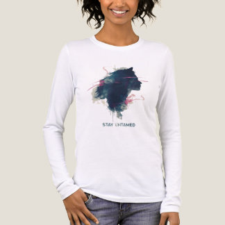 Stay Unlimited – Tjejansikte Minimalistisk Konst T Shirt