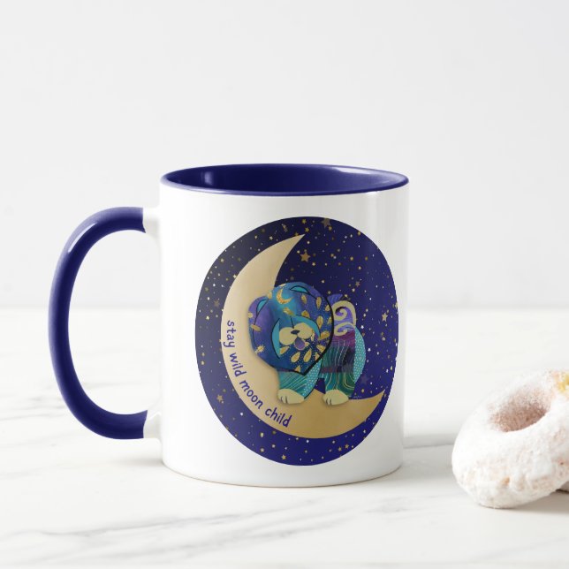 STAY VILD MÅNE CHILD Chow 11 oz mugg (Med munk)