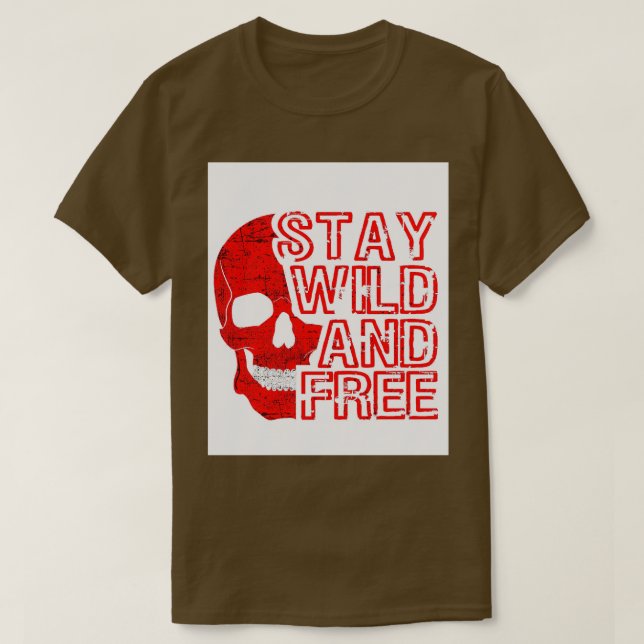 STAY VILD OCH FRI 1 T SHIRT (Design framsida)