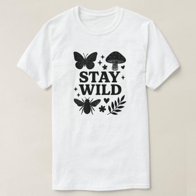 STAY VILD T SHIRT (Design framsida)