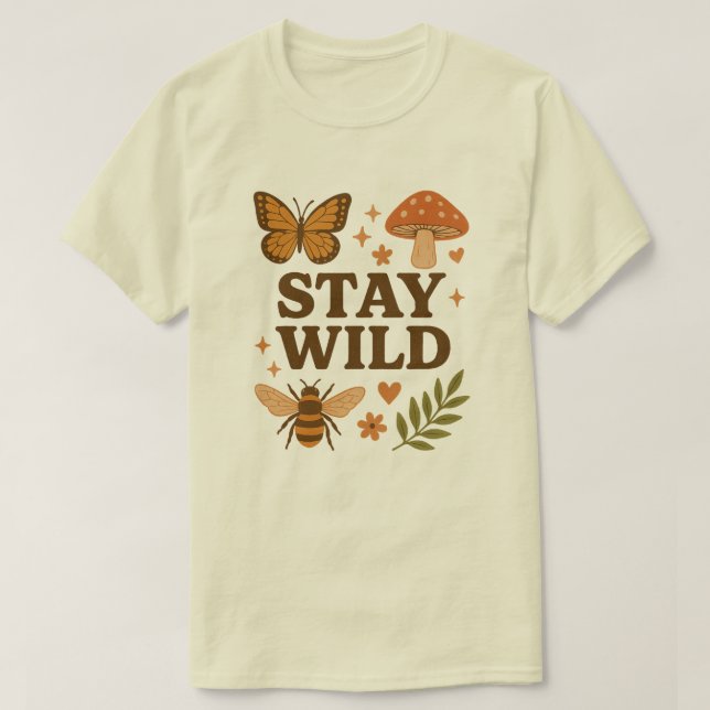 STAY VILD T-Shirt (Design framsida)