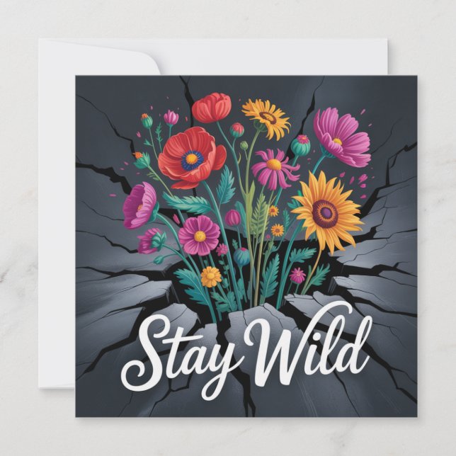 Stay Wild Kort (Framsida)