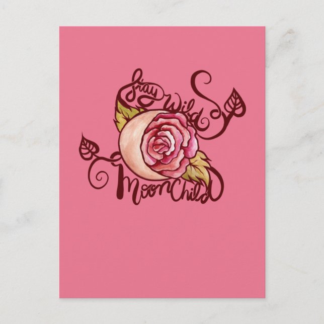 Stay Wild MoonChild                                Vykort (Framsida)