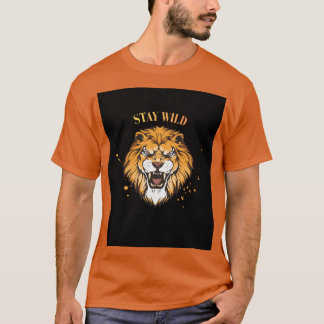 Stay wild quote t shirt 