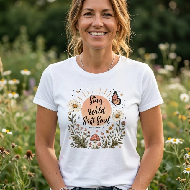 Stay Wild Soft Soul T-Shirt (Skapare uppladdad)