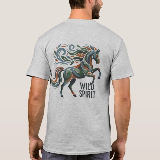 stay wild t shirt (Baksida)