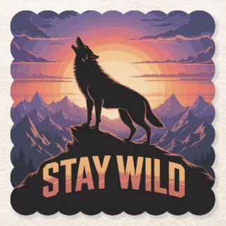Stay Wild Underlägg Papper