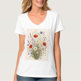 Stay Wild | Vintage Wild Herbs Botanical Design T Shirt