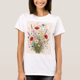 Stay Wild | Vintage Wild Herbs Botanical Design T Shirt