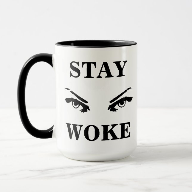 STAY WOKE 20230524-2 MUGG (Vänster)