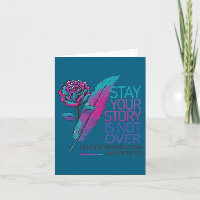 Stay Your Story Is Not Over Suicide Prevention Awa Kort (Framsida)