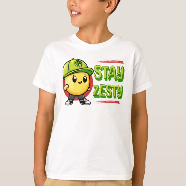 Stay Zesty T Shirt (Framsida)
