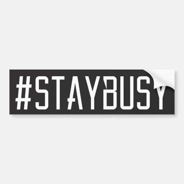 #STAYBUSY BILDEKAL (Framsidan)