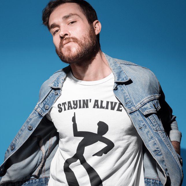STAYIN'S ALIVE 1970'S VINTAGE T-Shirts (Skapare uppladdad)