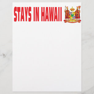 Stays in Hawaii Reklamblad