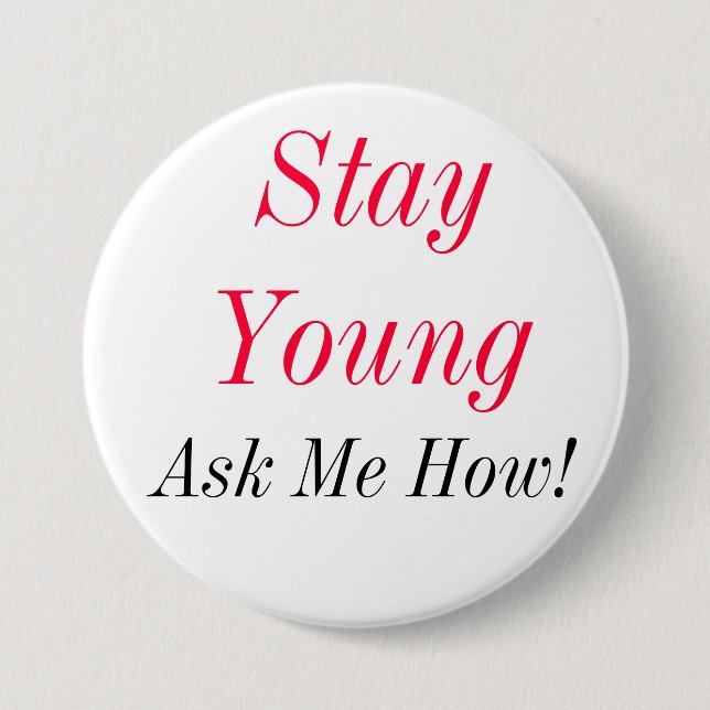 StayYoung Knapp (Framsida)