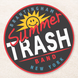 STB Papper Beverage Coaster Underlägg Papper Rund