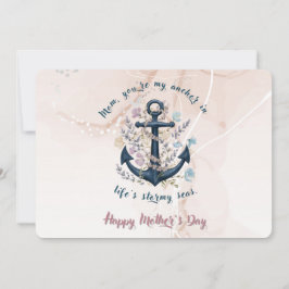 Steadfast Anchor - Mors dag-kort Inbjudningar