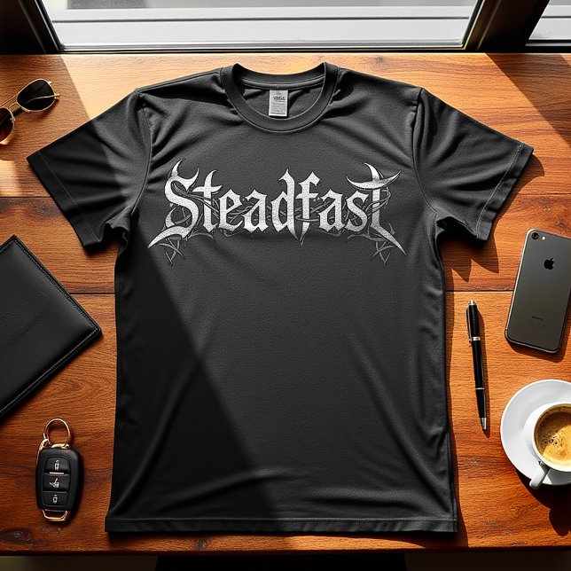 Steadfast - Motiv design T Shirt (Skapare uppladdad)
