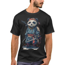Steadfast Samurai Panda: Blue Warrior