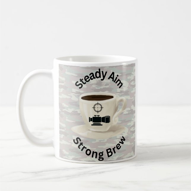 Steady Aim Strong Brew Kaffemugg (Vänster)