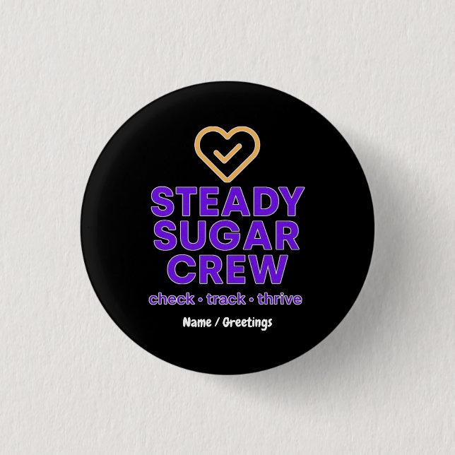 Steady Sugar Crew Empowering Wellness and Balance  Knapp (Framsida)