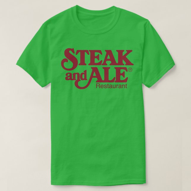 Steak Ale T Shirt (Design framsida)