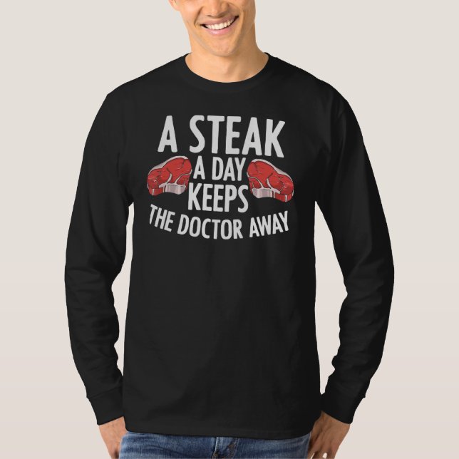 Steak Carnivar Grilling Master Kött Eater Kött T Shirt (Framsida)