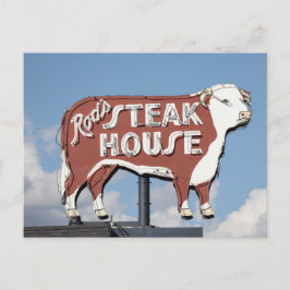 Steak House-signering på väg 66 Vykort