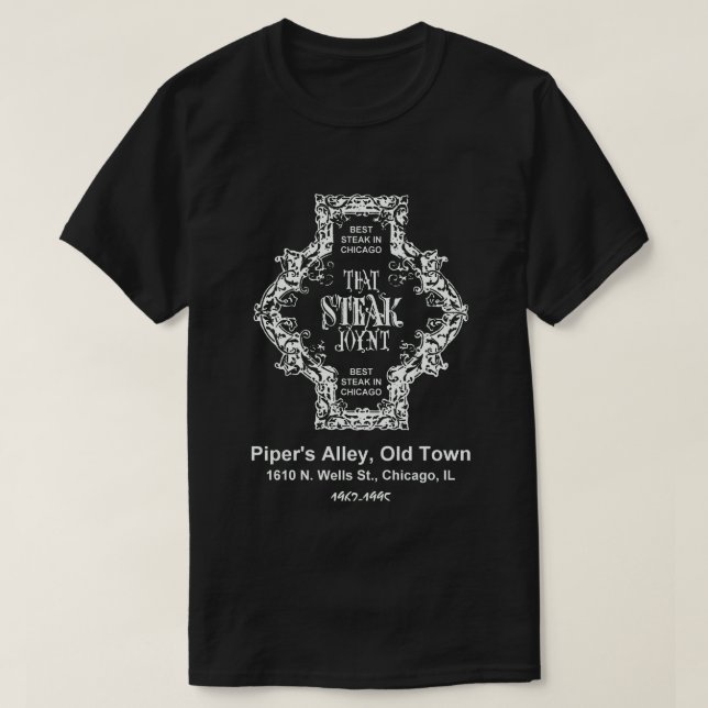 Steak Joynt Restaurant, Chicago, IL T Shirt (Design framsida)