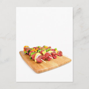 Steak Kabob Vykort